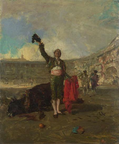 Mariano Fortuny y Marsal The Bull-Fighters Salute oil painting picture